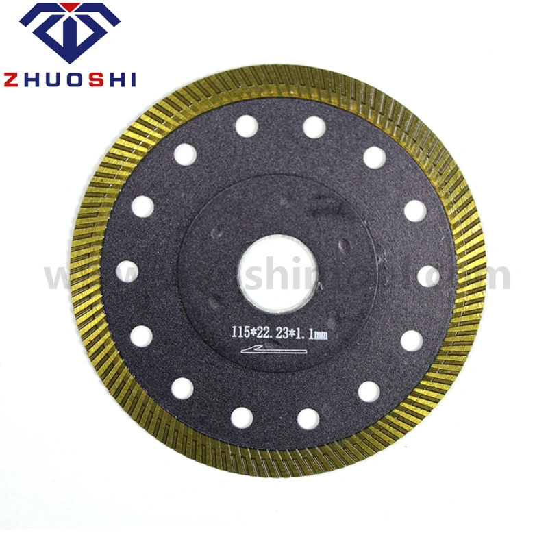 Diamond Cutting Tool Disc Wheel Circular Thin Turbo Tile Laser Welded Cutter HSS Diamond Segmented Saw Blade for Neolith Dekton Marble Hand Tool for Granite