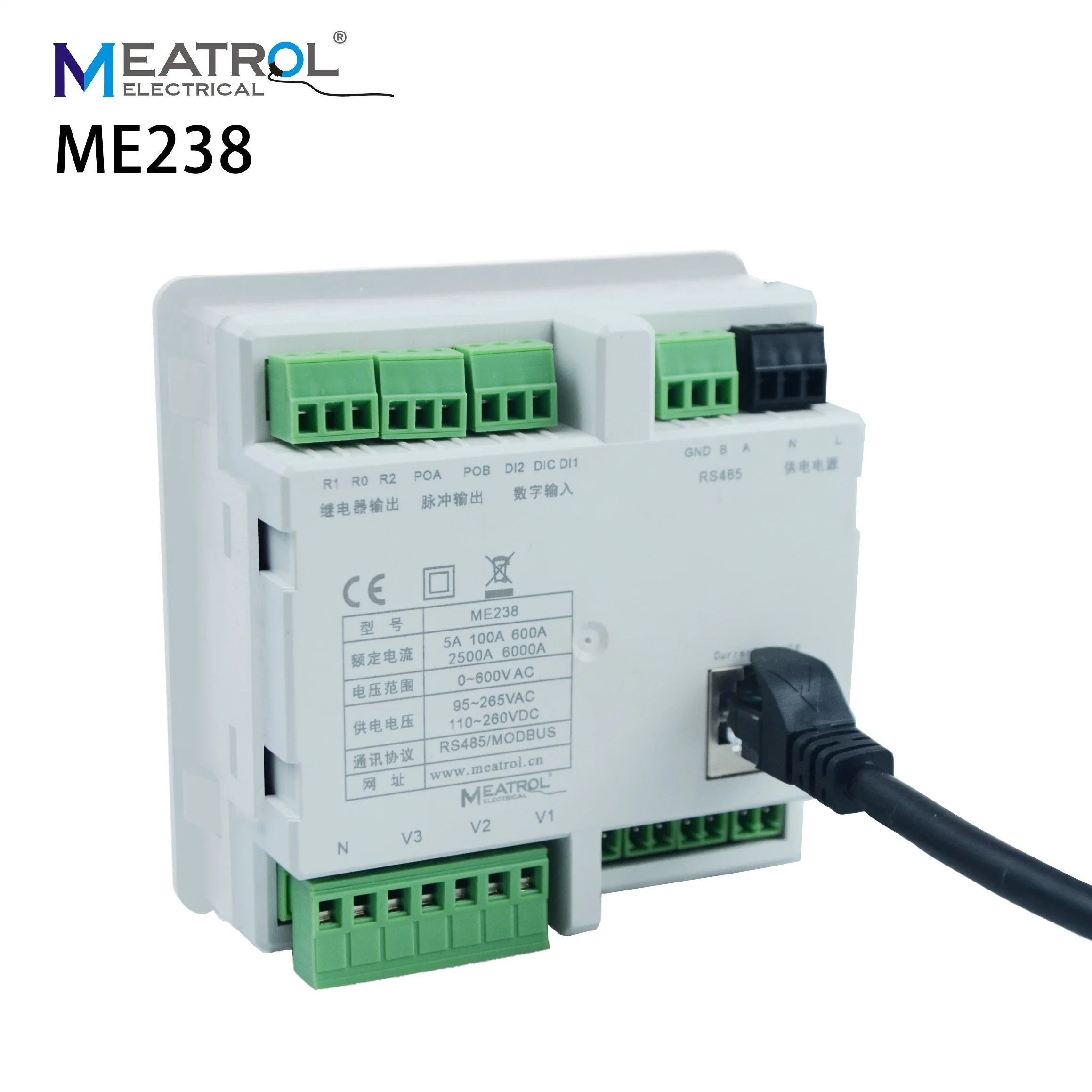 Meatrol Me238 AC Current Voltage Meter Wireless Volt Ampere واط متر