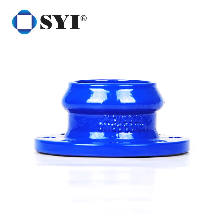 En545 Ductile Iron Pipe Fitting Double Socket 90 Degree Elbow for PVC Pipe