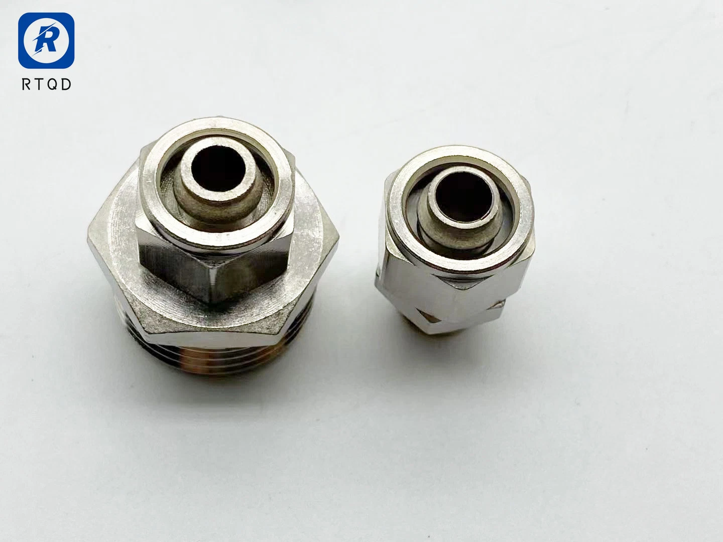 High Performance Quick-Twist Connector Tracheal Thread Through Terminal Pneumatic Fitting with Brass Metal Series Klc