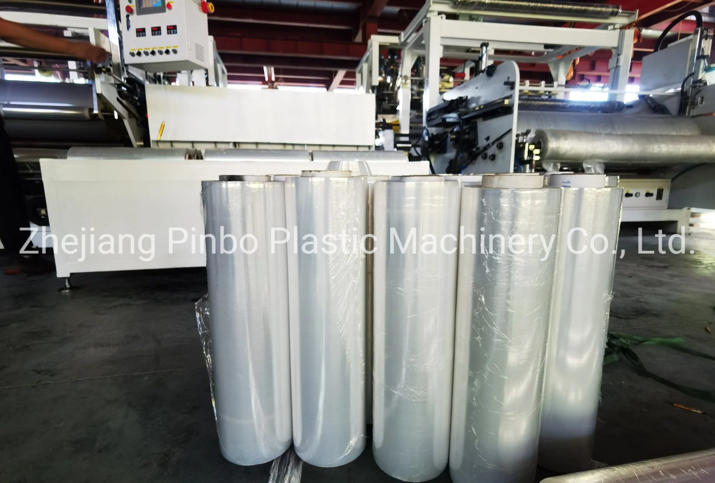 3/5 Layer High Speed Cast Cling PE Stretch Film Extruder Machine Plant for LDPE/CPE/TPE