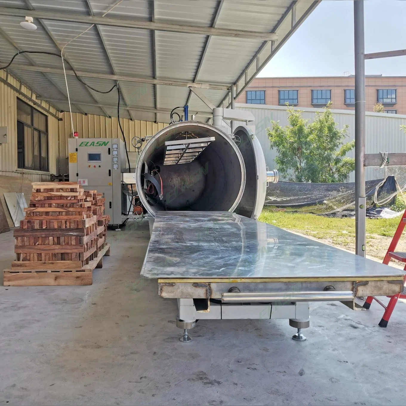 La madera de alta frecuencia de Pelo de madera maciza de gran losa de la máquina de Secado de Madera