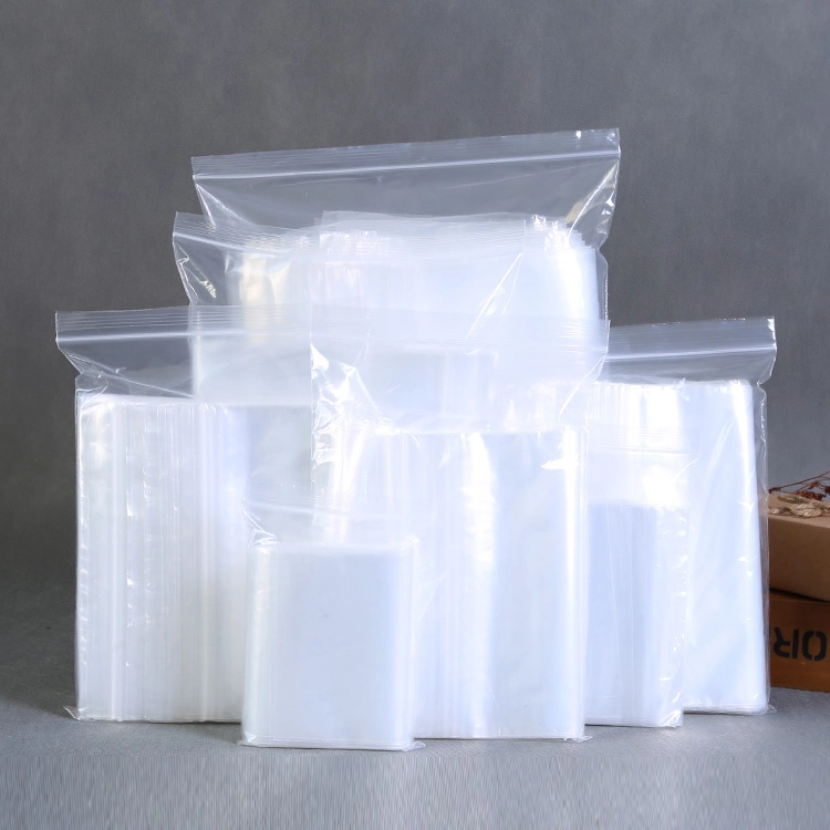 Clear 2mil Poly Zip Lock Bag Reclosable Plastic Mini Pocket for Earphone Packaging
