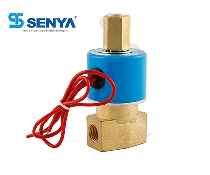 Ningbo Senya Pneumatic marca líder de la serie Ksd la aplicación de control de flujo electromagnético de agua caliente de Venta de nivel superior de la válvula 2/2 formas de acción directa de la válvula de solenoide