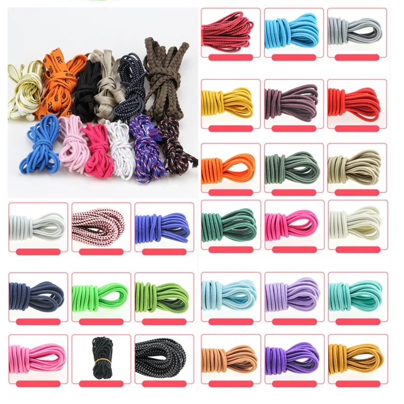 Custom Black Recycled PP TPU Polyester Polypropylene Round Textile Elastic Band Strap Cord Rope Roll for Clothing Garment