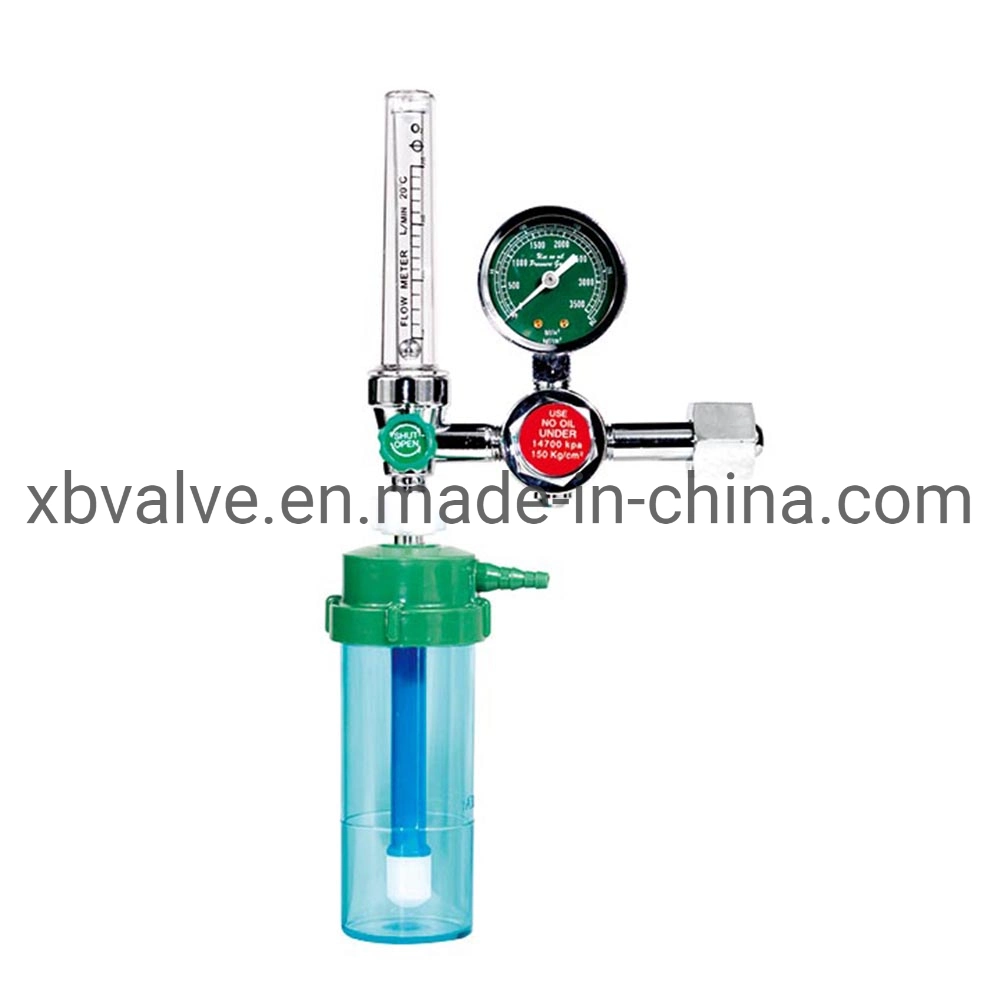 La conexión de los cilindros de oxígeno Buoy-Type inhalador