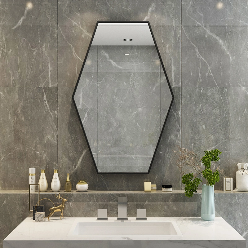 Wholesale/Supplier Home Decoration Aluminum Frame Strap Mirror Bathroom Glass Wall Belt Mirror