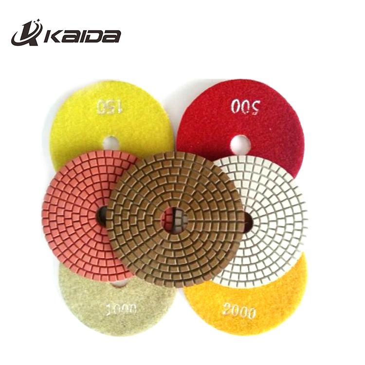 Cheap Diamond Polishing Pads 4 Wet/Dry Backer Granite Stone Concrete