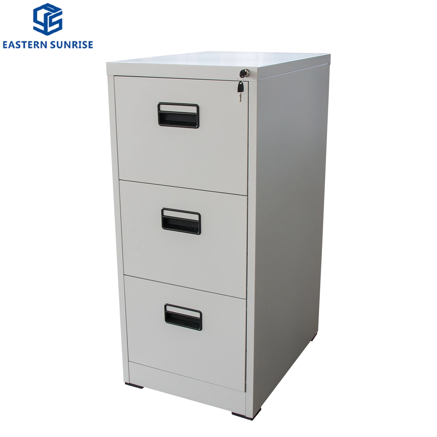 Metal Filing Storage Cabinet with Lock 3 Drawers Office Home