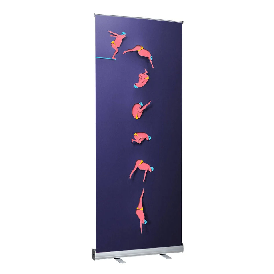 Wholesale/Supplier Retractable Banners Roll up Advertising Roll Down Banner Roll Screen Stand