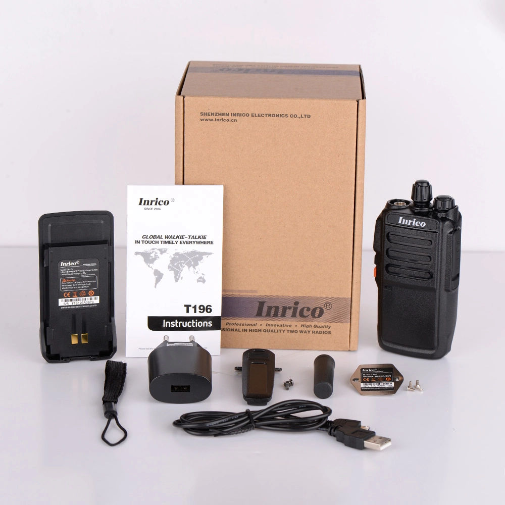 Inrico New Release 3G WCDMA Network Android Walkie Talkie Radio Without Display Radio T196