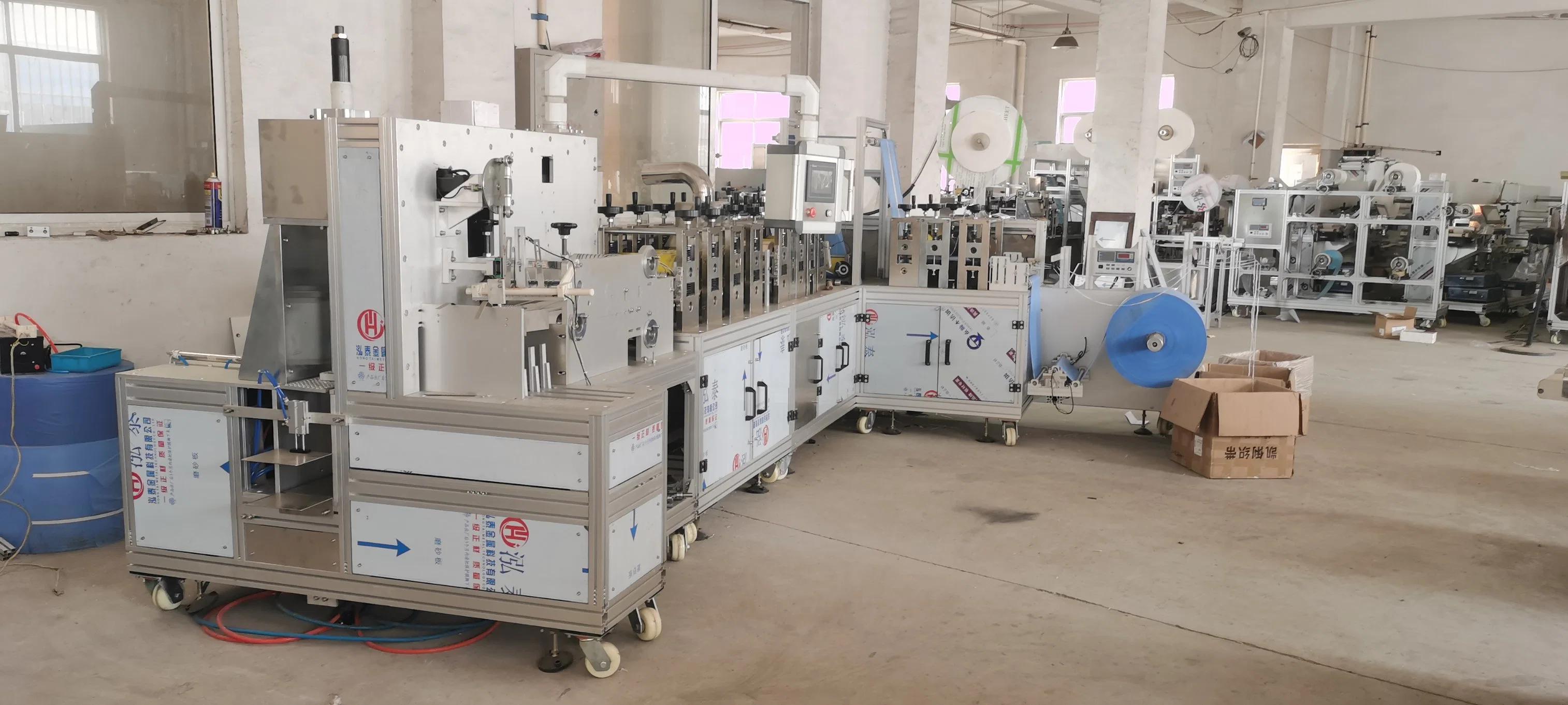 High Output Disposable Spunbond Shoe Cover Making Machine PP Film