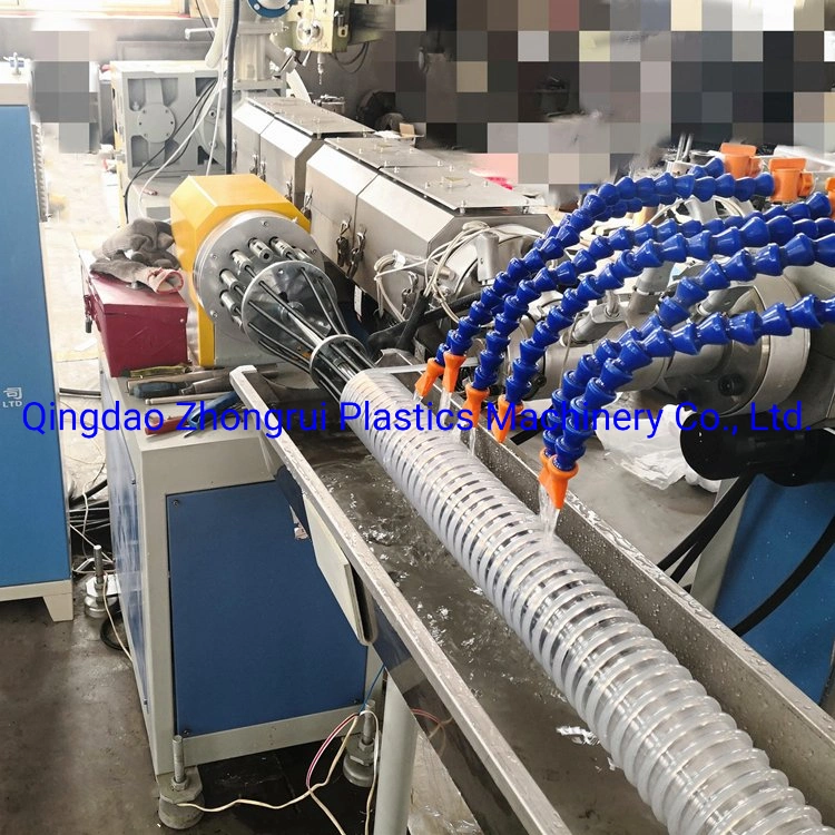 Línea de producción de tubería de PVC, línea de producción de tubería reforzada de plástico de PVC