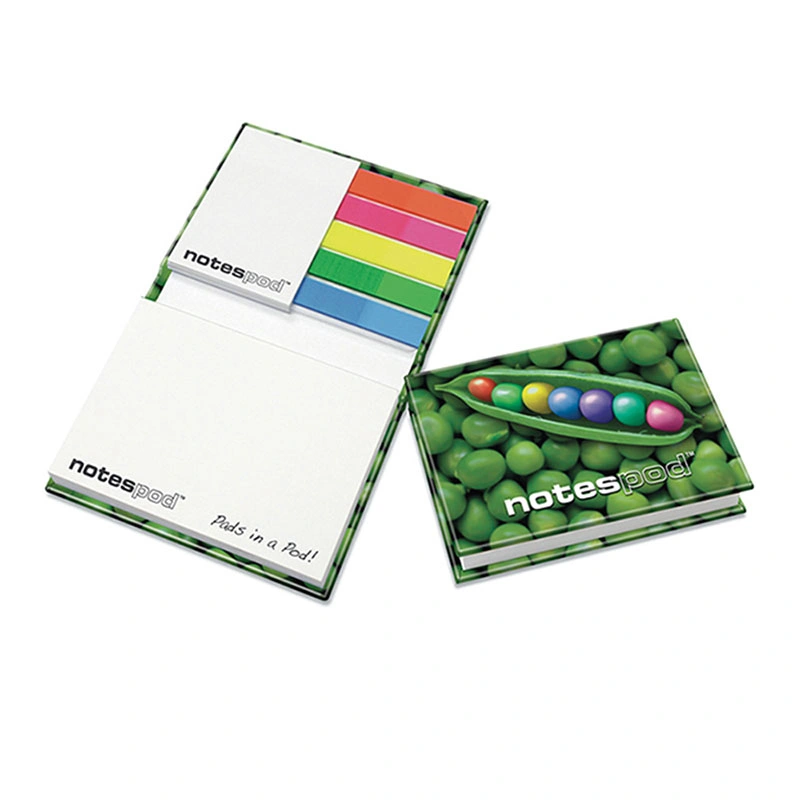 Cuadernos de notas del artículo, con coloridos Nota adhesiva, regalo promocional adhesivo elástico