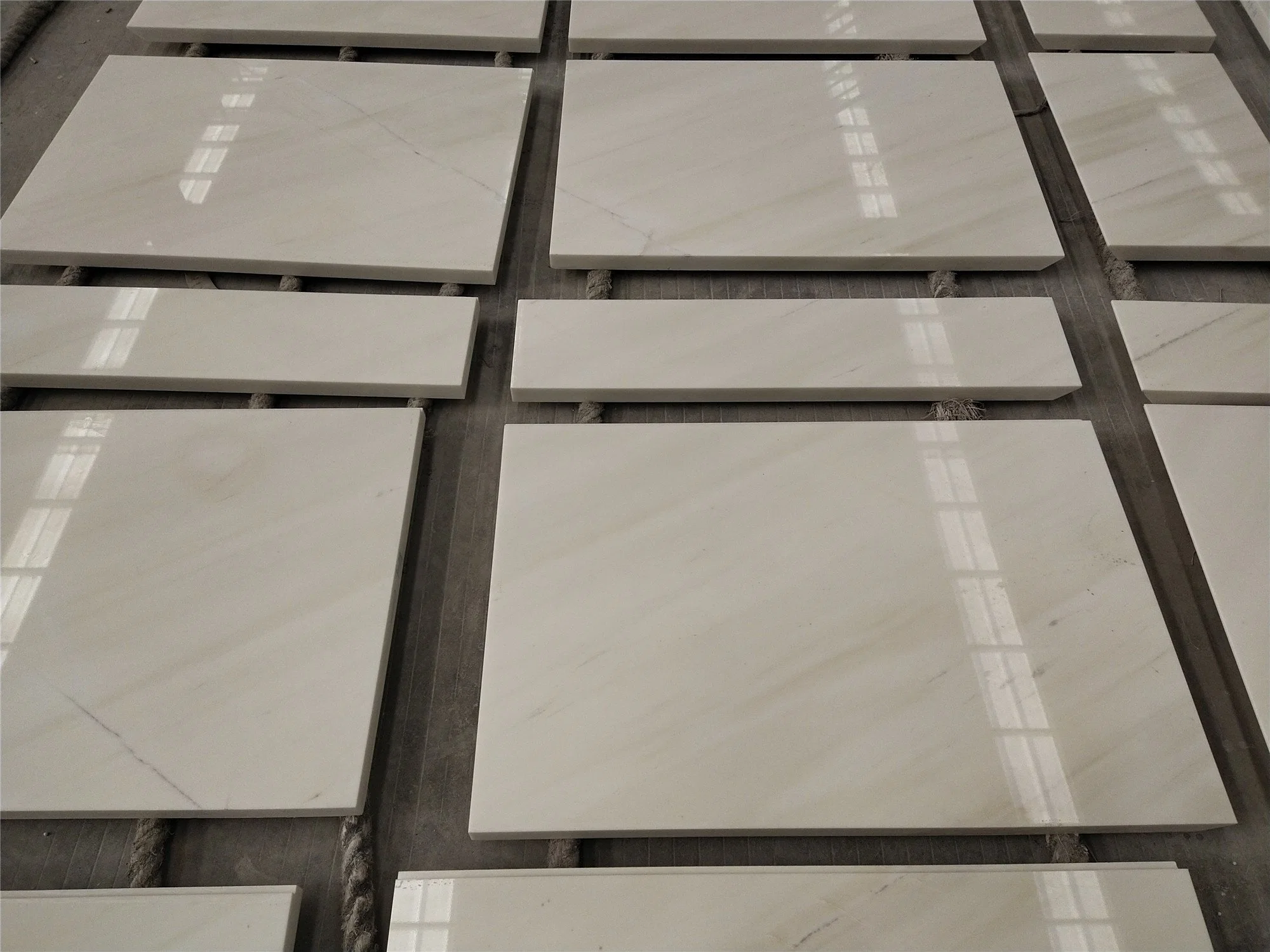 Natural Stone polished/honed/antique/Sandblasted sivec white marble tiles for interiors/ indoor/ floor/wall decoration