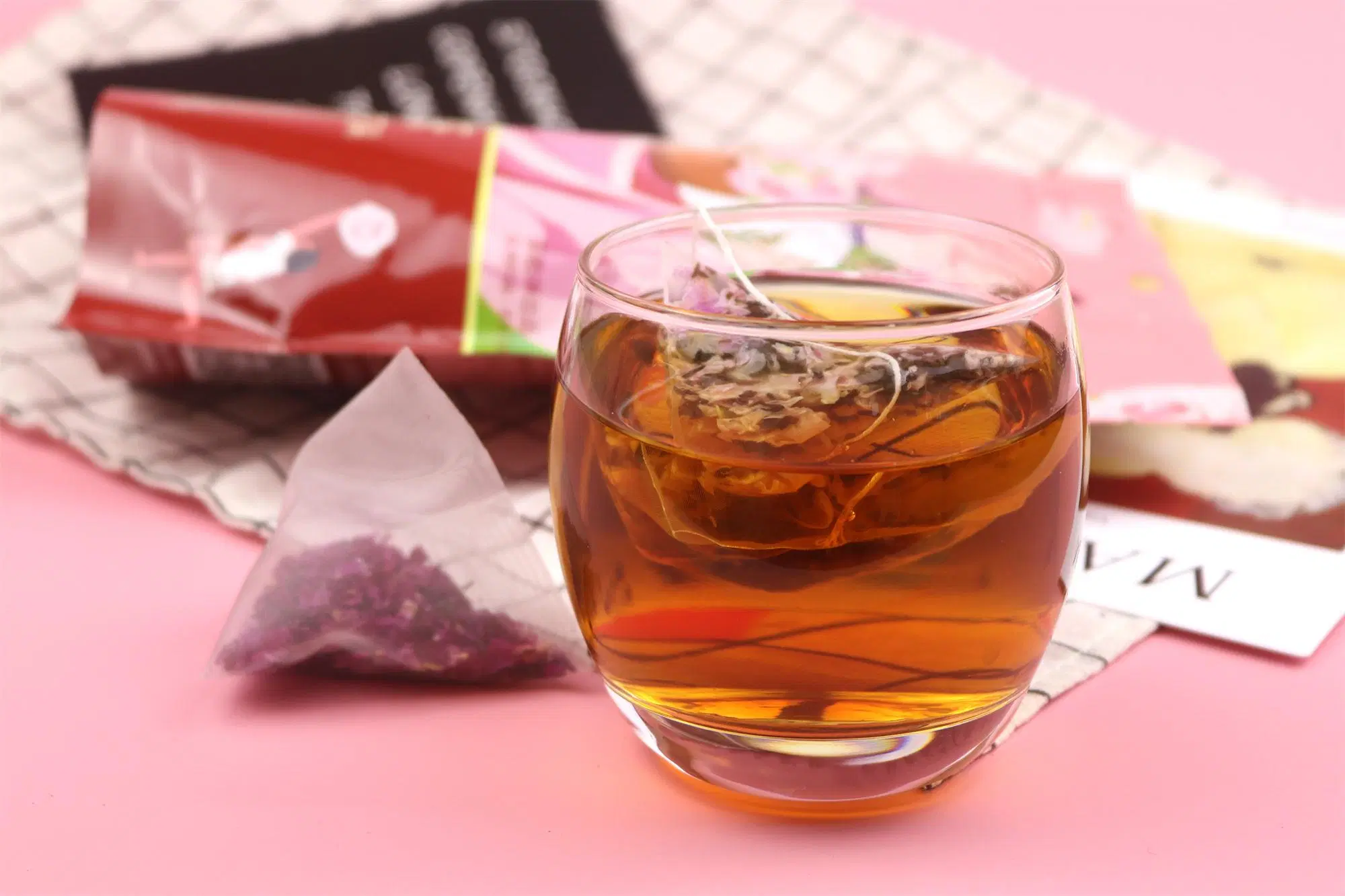 Rose Black Tea Bag Whitening and Beautifying Factory Supply Hot Sale