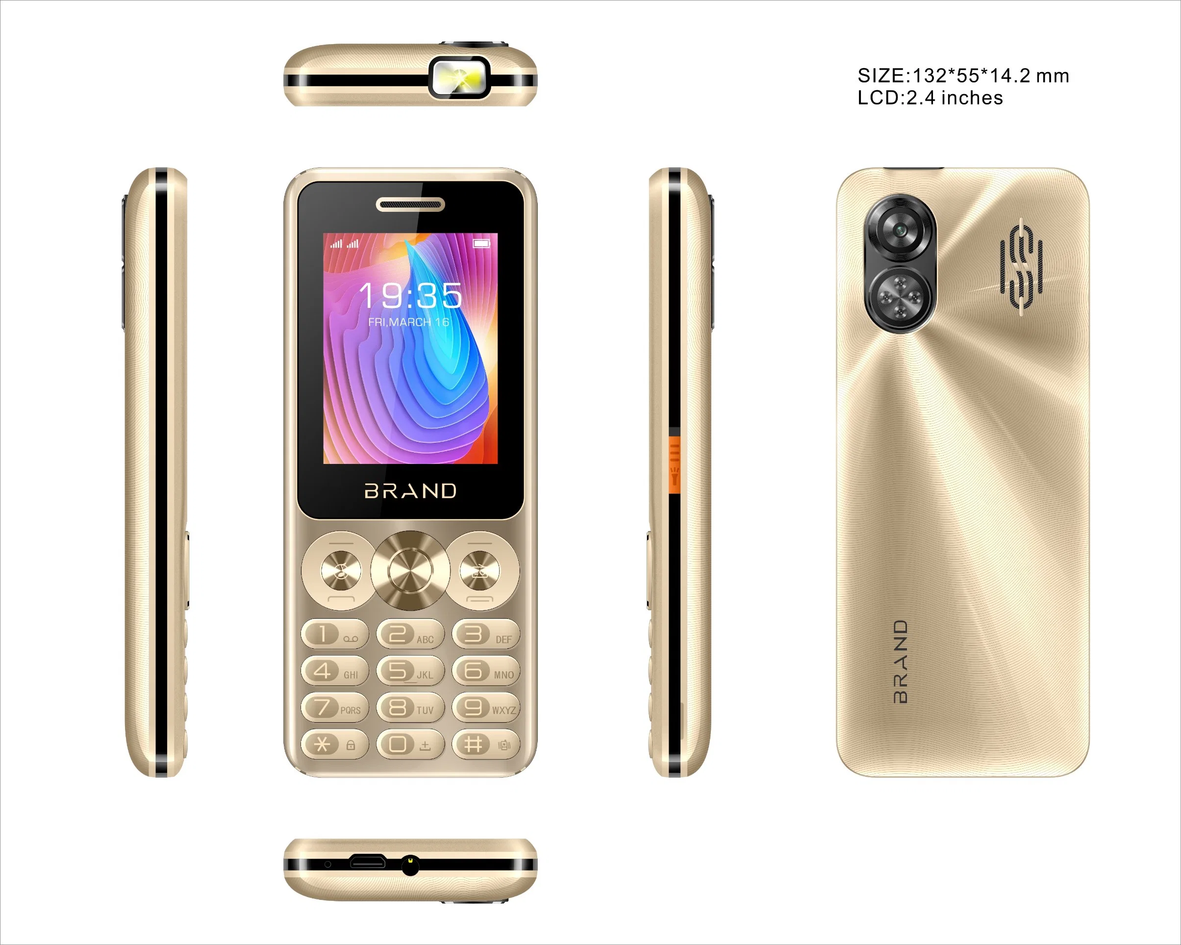 2g Promotion Mobile Phone Feature Phone with Low Price China Mobile Phone