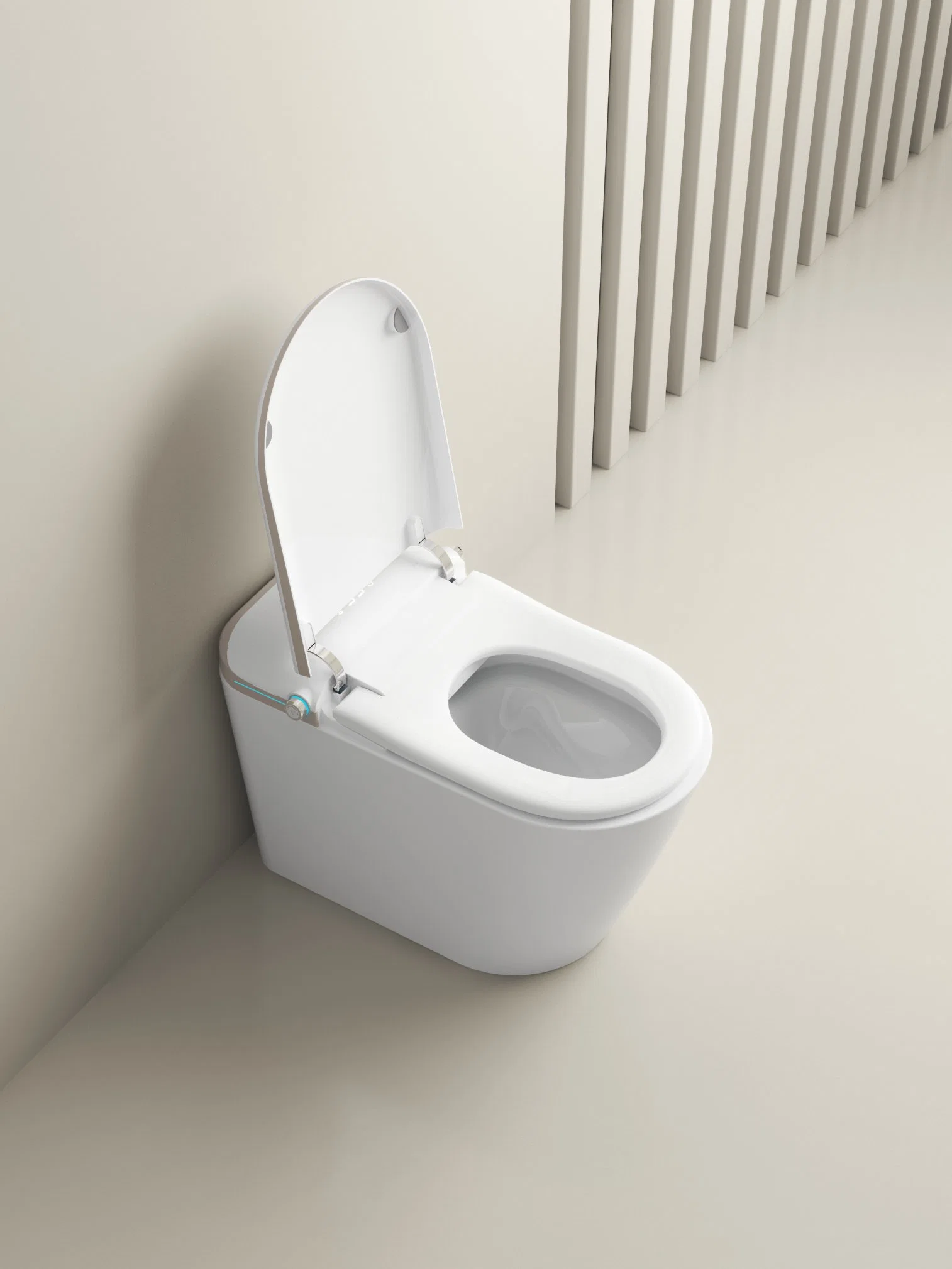 Siège chauffant intelligent pour toilettes chasse d'eau automatique