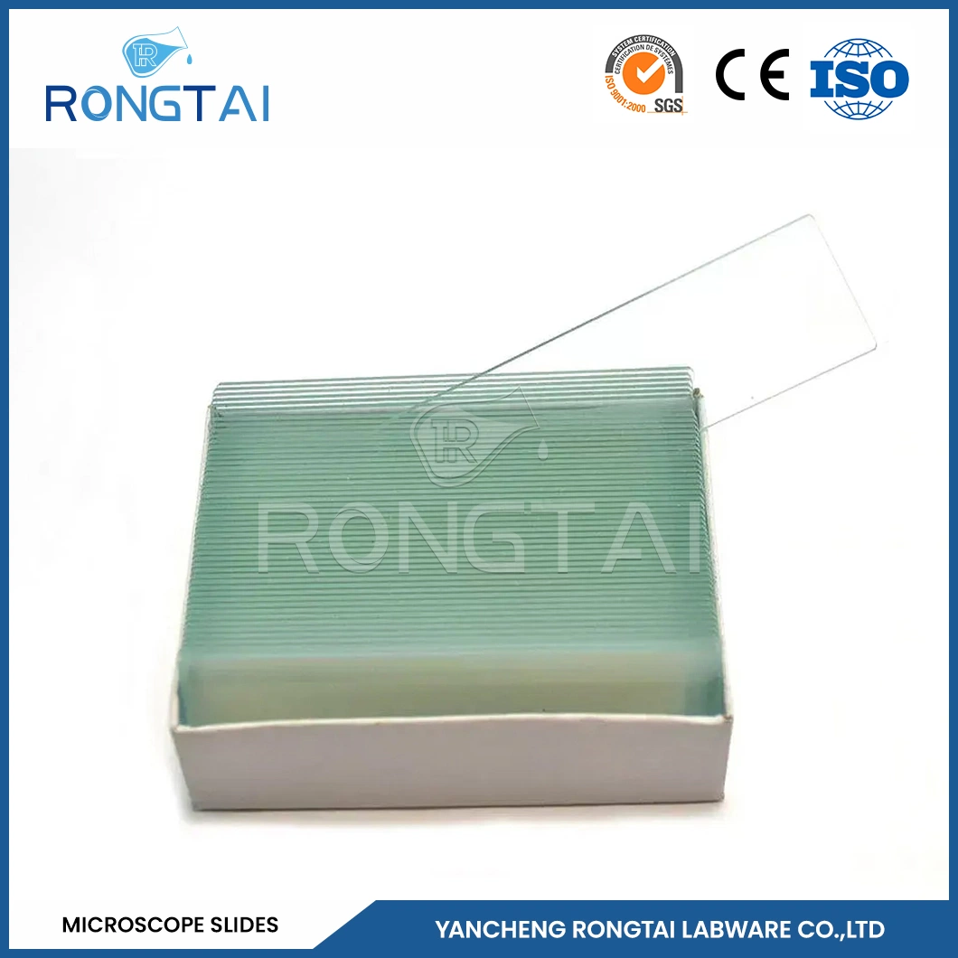 Rongtai Physics Laboratory Equipment Wholesale/Supplierr Microscope Glass Slide Tint China 7101 7102 7105 7107 7109 Mitosis Microscope Slides