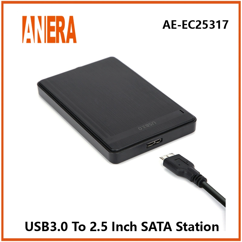 علبة حاوية محرك أقراص ثابتة عالية السرعة من USB 3.0 إلى SATA لمدة محرك أقراص ثابتة SATA مقاس 2.5 بوصة