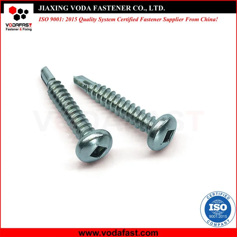 Galvanizado Vodafast Pan auto cabeza de tornillo de perforación