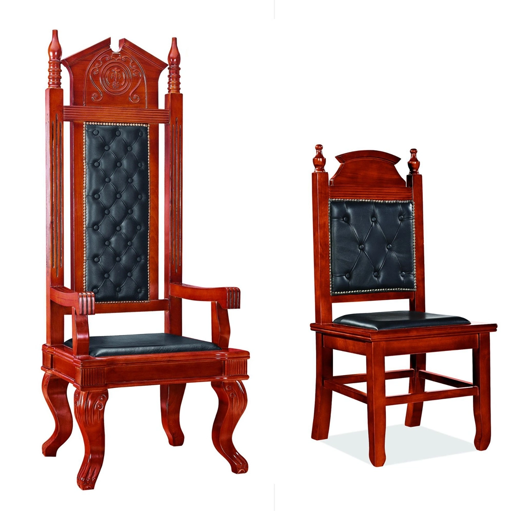 Hongye Top Quality Modern Wood Veneer Court Furniture Project Judge Table and Chair