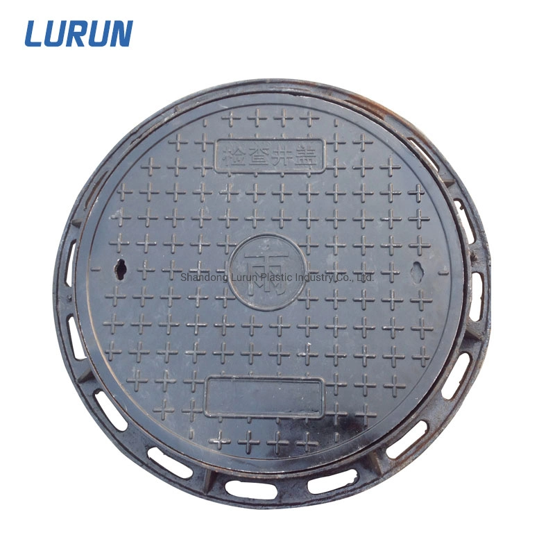 Road Safety Grass Planting Double Seal Composite Resin Manhole Cover