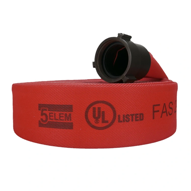 2-1/2" rouge listé UL Layflat flexible de lutte contre les incendies