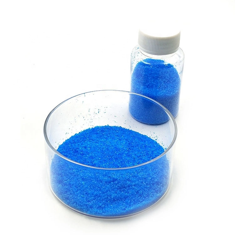 Polvo azul el sulfato de cobre CAS 7758-98-7 la pureza del 99% para el fertilizante de grado industrial