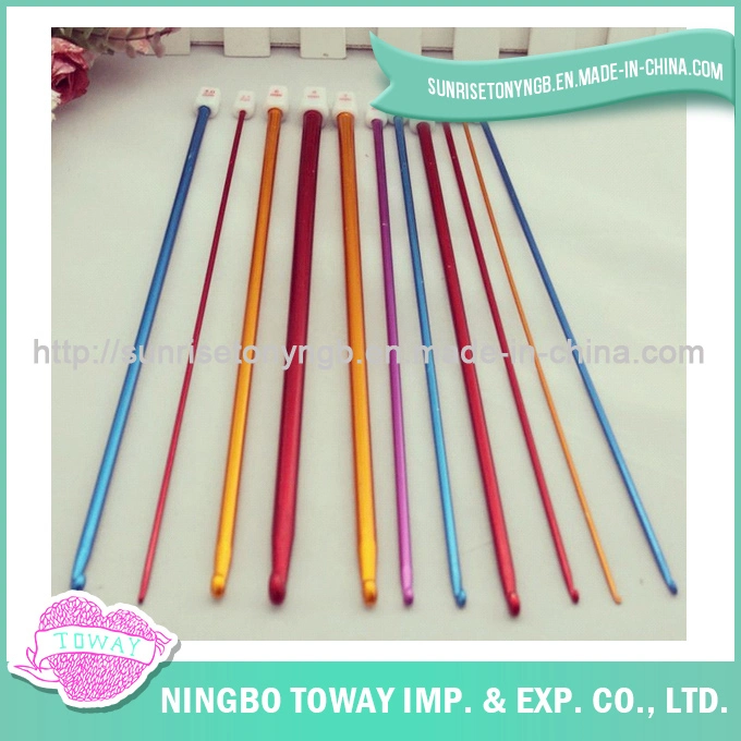 Various Size Colorful Aluminum Bamboo Plastic Knitting Needles