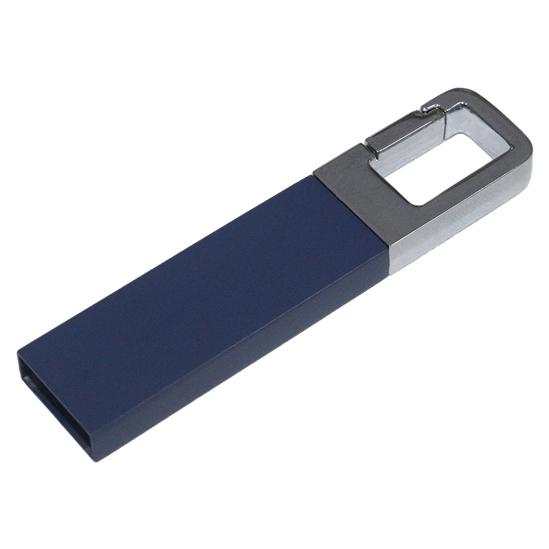 Buckle Portable Metal Aluminum Alloy USB Flash Drive with Logo for Promotional Gift