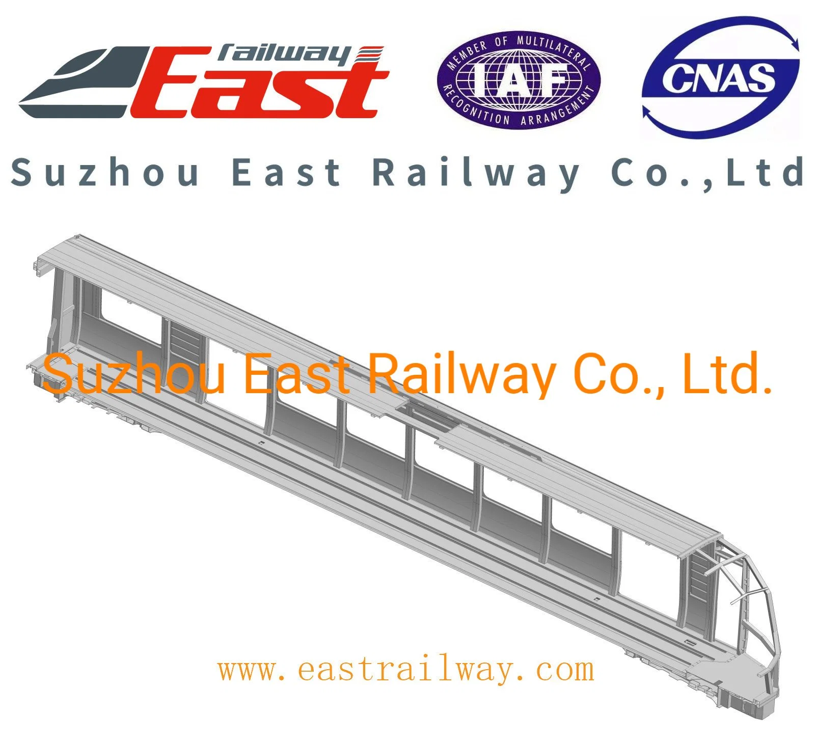 Railway Carbody for Freight Wagon, Passenger Car, Locomotive (Aluminum material)