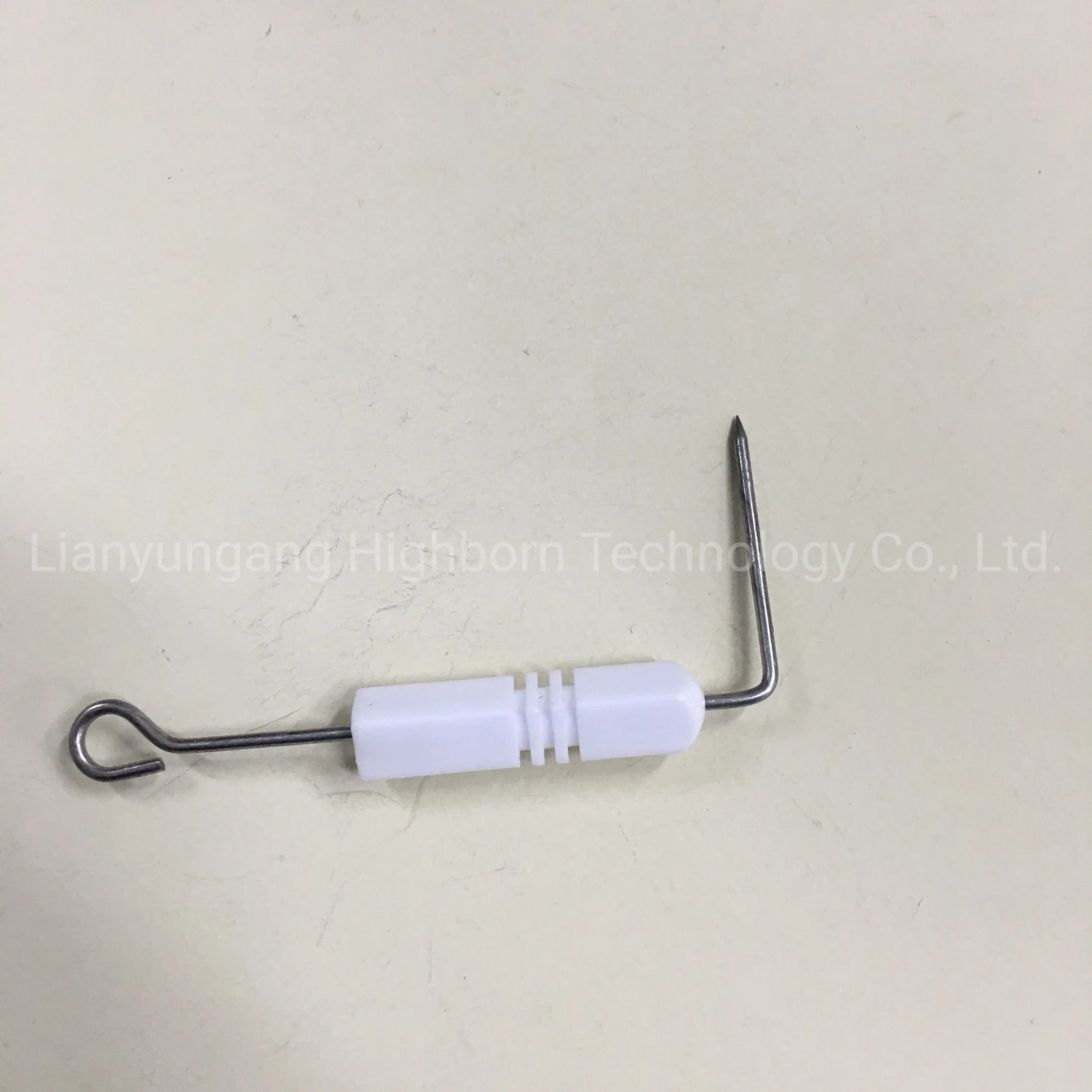 Customized Electrical Insulation Glazed 95% Alumina Al2O3 Ceramic Ignition Pin for Gas Cooker