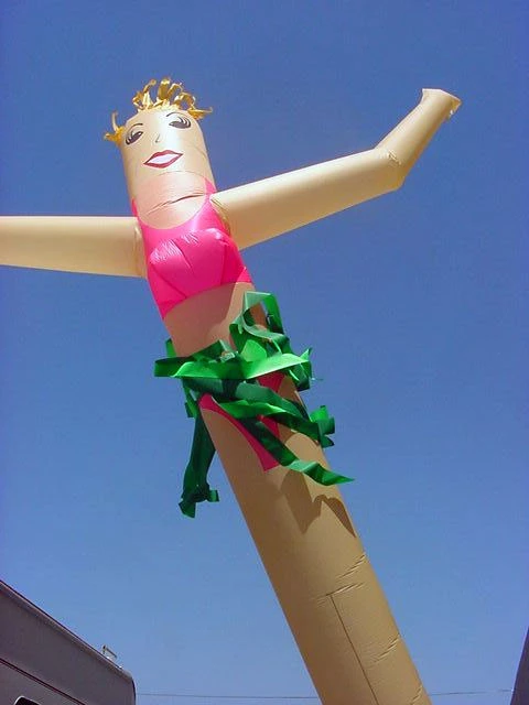 2023 New Single Leg Inflatable Chief Air Dancer with Sale Printing for Advertising