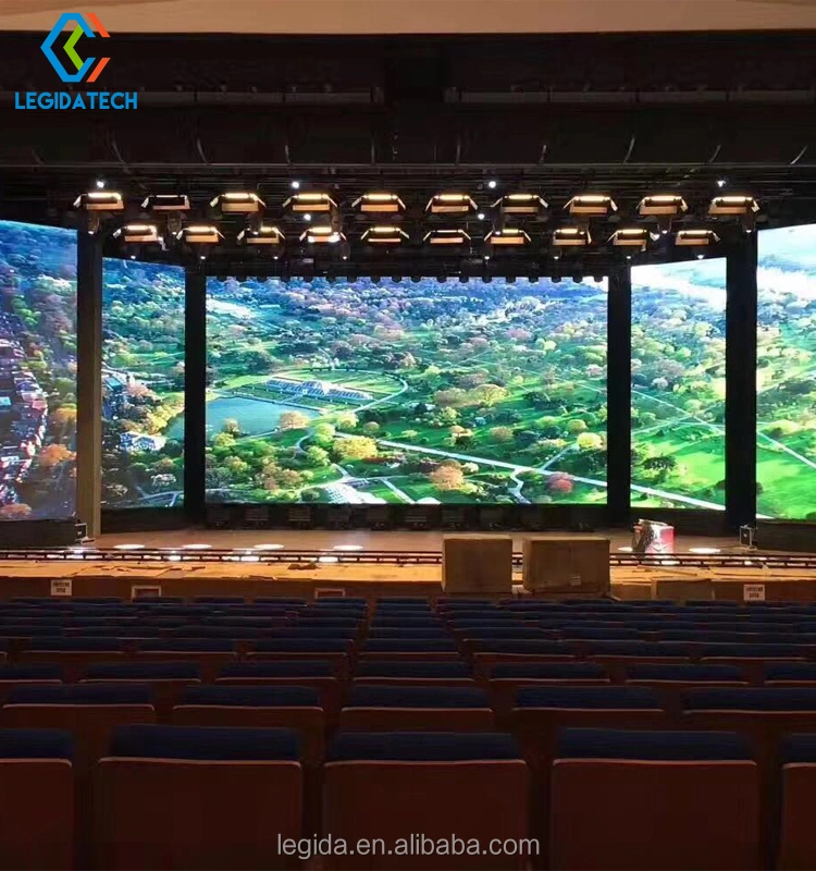 Legidatech LED Indoor Rental Stage LED Screen Full Color P3.91 LED Panel 500 X 500mm LED Videotron Videowall Screen for Rental Business