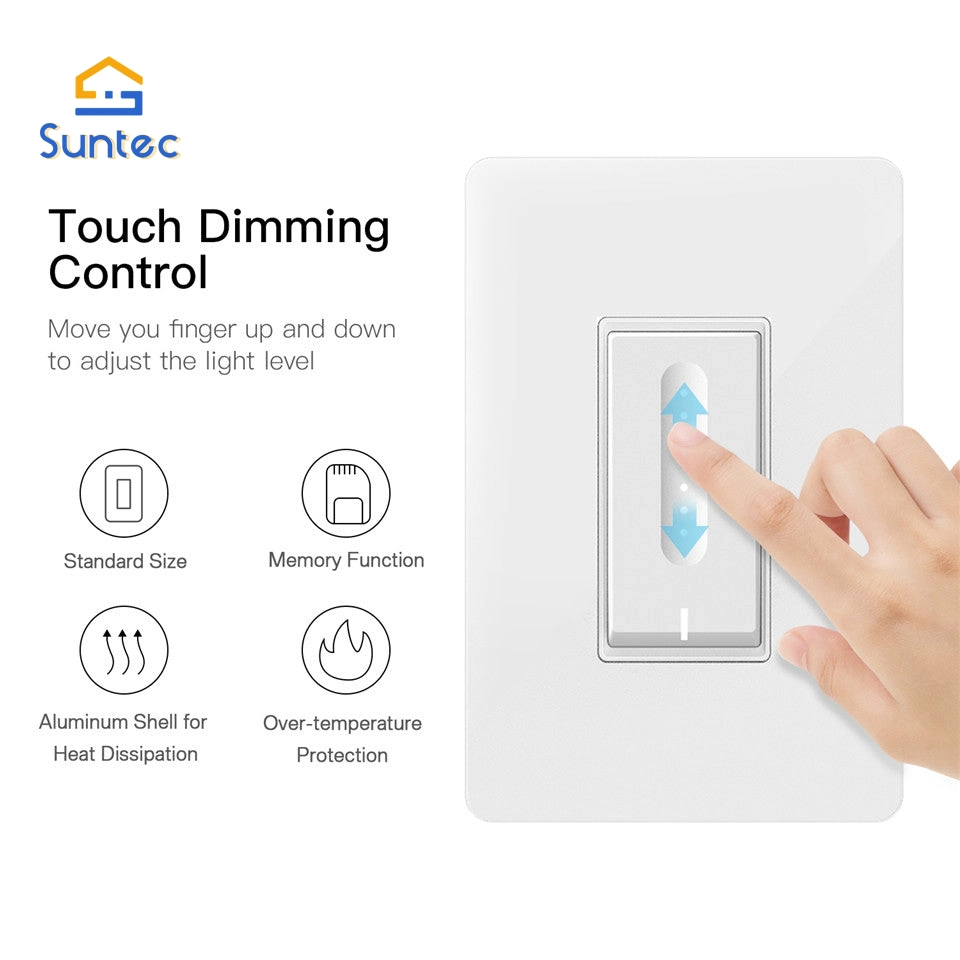 Fernbedienung Wandschalter WiFi Smart Light Dimmer Switch US Version