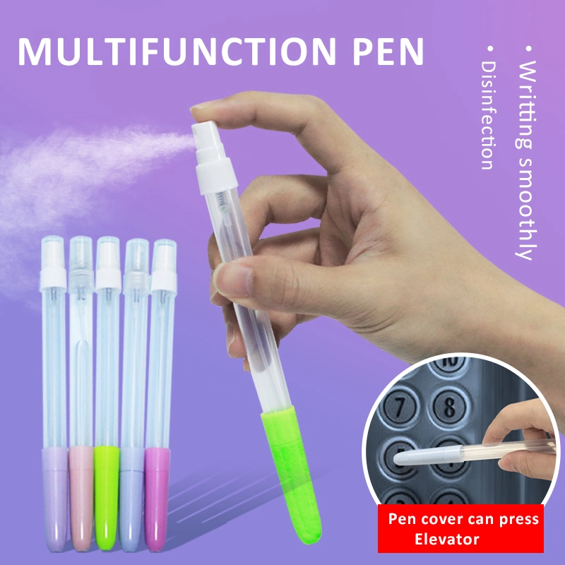 Portable Multi Function Ballpoint Pen Tools for Personal Public Protective Equipment Gift Sanitary Spray Pen