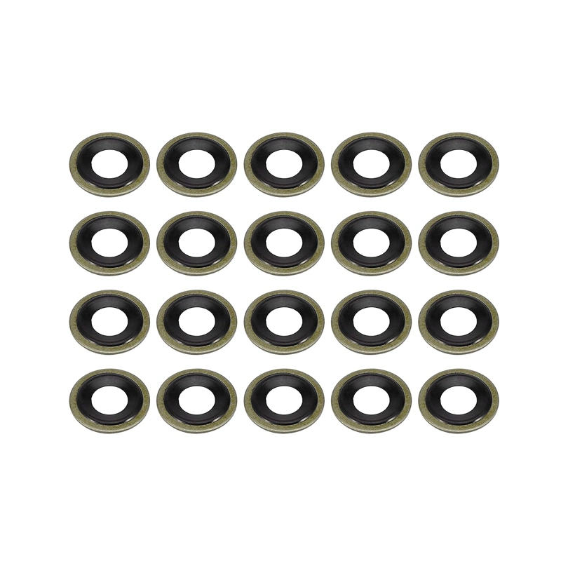 Metal and Rubber Drain Plug Gasket 12mm or 1/2 097-021 65274 365274 14079550 14090908 1625762 1631748 24571185 25524544 5741252 8-14090-908-0