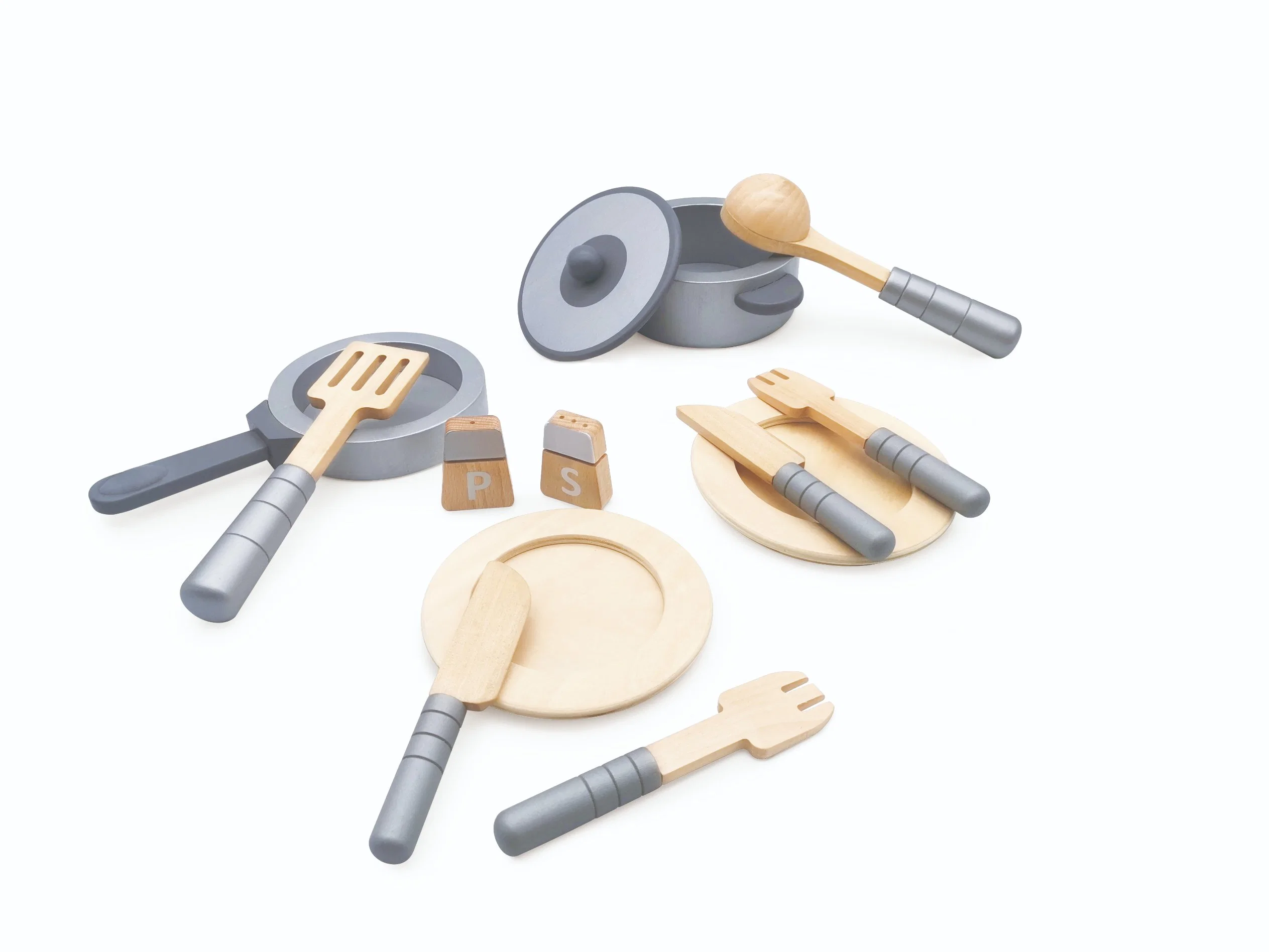 Conjunto de los juguetes de madera Pintoy cocinero