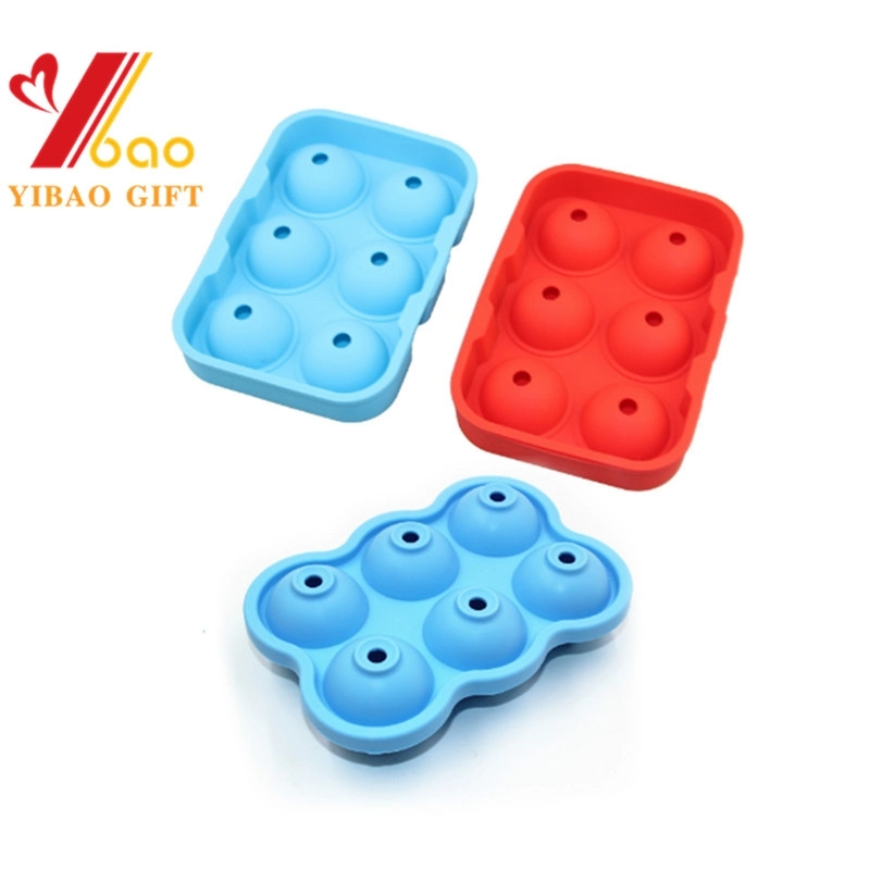 Customized Ball/Square/Animal/Star/Cube Shape Reusable Food Grade Silicone Ice Tray