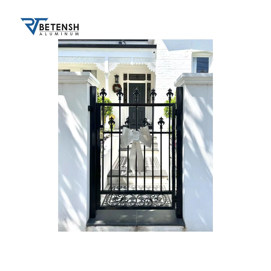 High quality/High cost performance  Sliding Factory Supply Walkway Electric Automatic Aluminum Gates for School/Villa/Home/Yard