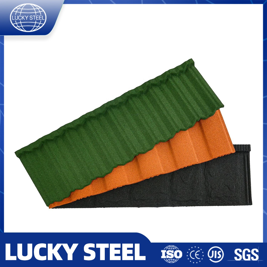 Colorful Roofing Tiles 50 Year Warranty Building Material Stone Coated Roof Sheet