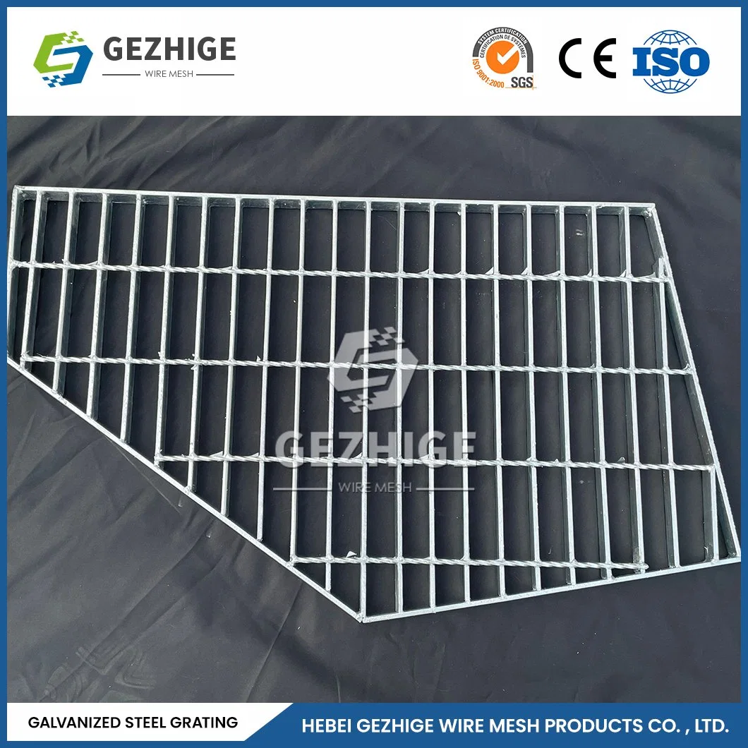 Gezhige 3-50mm Thickness Expanded Metal Grating Manufacturers Wholesale/Supplier Stainless Steel Floor Grating China Electroplate Surface Galvanized Steel Grating Panel