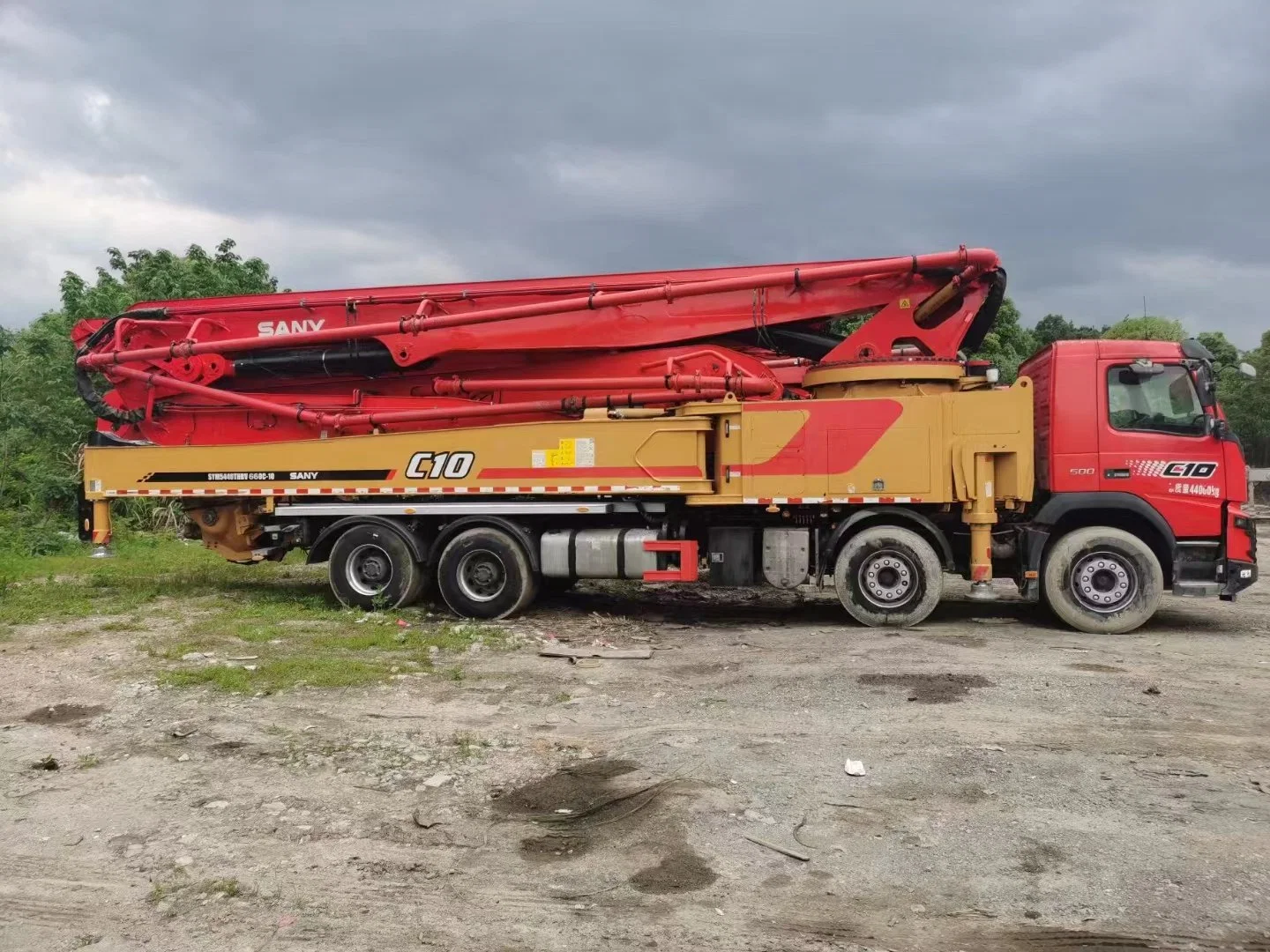 2019 Truck Mounted Pump 62m Used Concrete Pump Truck Volvo Chassis