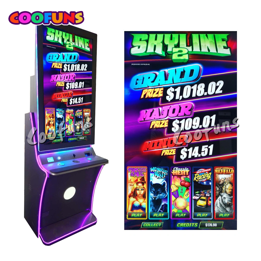 Banilla Gaming Skyline 2 Jackpot Coin Slot Game Machine à vendre