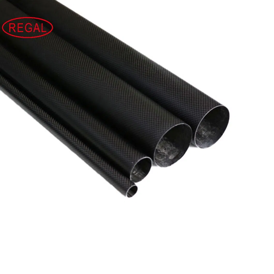 Customized 3mm Thickness 2000mm Long Twill Matt Carbon Fiber Tube ID 8mm Od 14mm