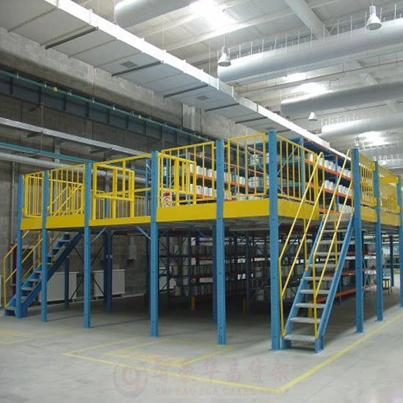 Multi-Tier Warehouse Storage Racking System Q235 Steel Mezzanine Floor