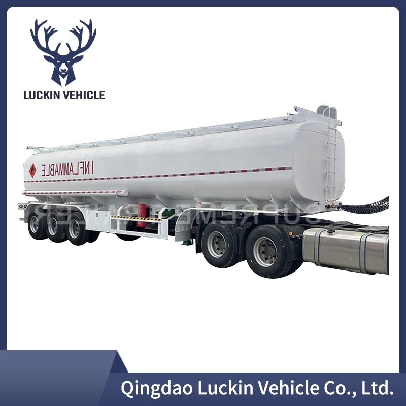 40000 Litres Aluminium Oil Tanker Semi Trailer Truck Aluminum Fuel Tanks