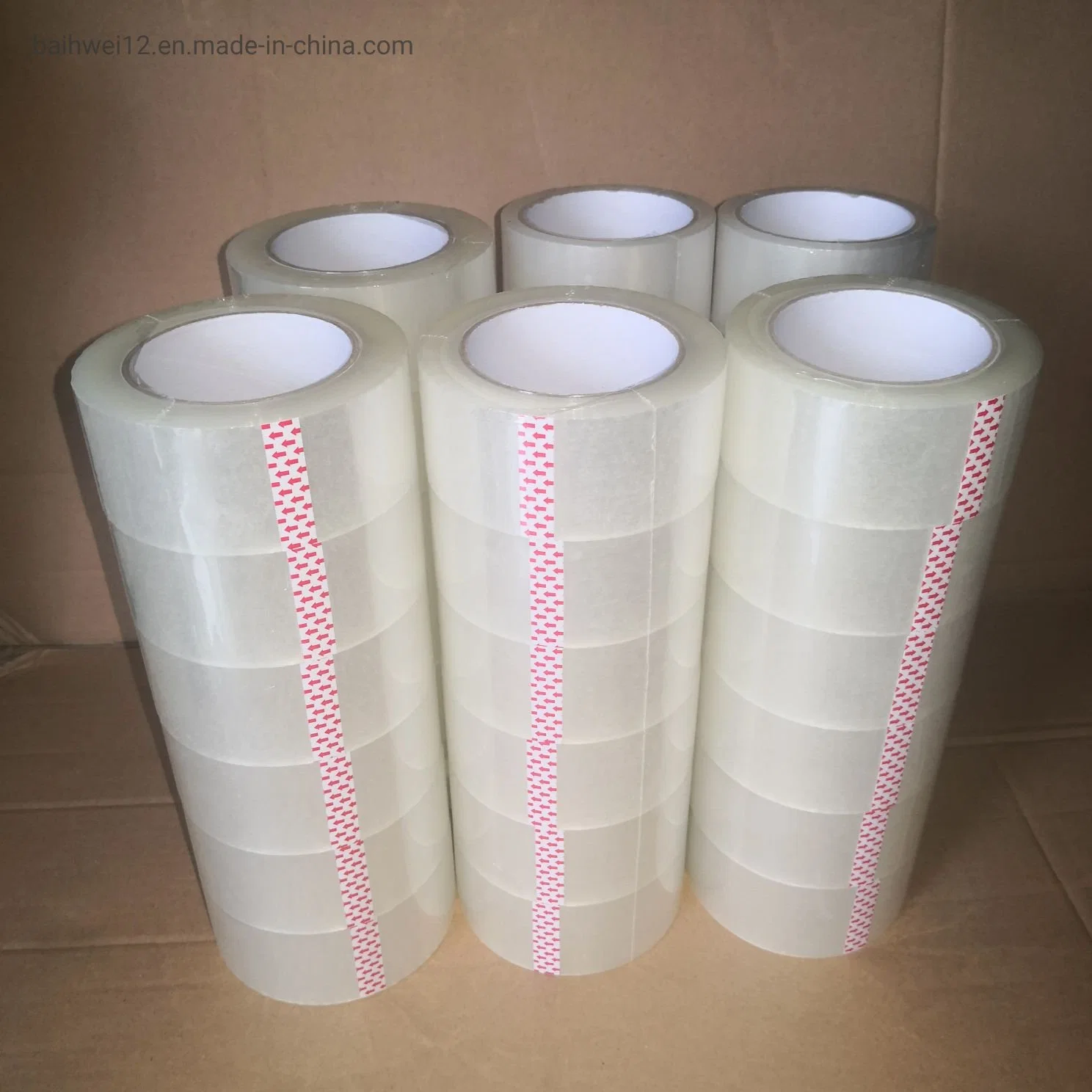 Acrylic Plastic Parcel OPP Packing Tape 132m BOPP Cellulose Tape