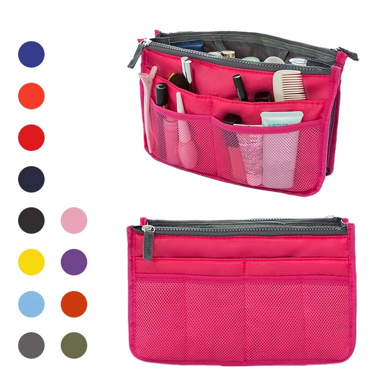 Organizador de bolsas de maquillaje de viaje para mujeres